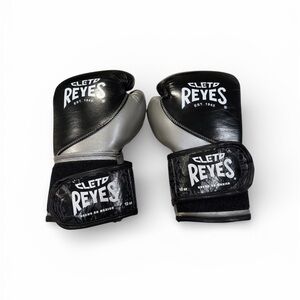 Cleto Reyes Black and Silver Boxing Gloves